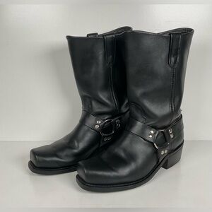 Vintage Double Tuff Harness Boots | Soft Toe | USA Made | 10 EE